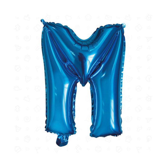 Palloncino Lettera (m) Blu Pz.1 17" Cm.43 main product photo