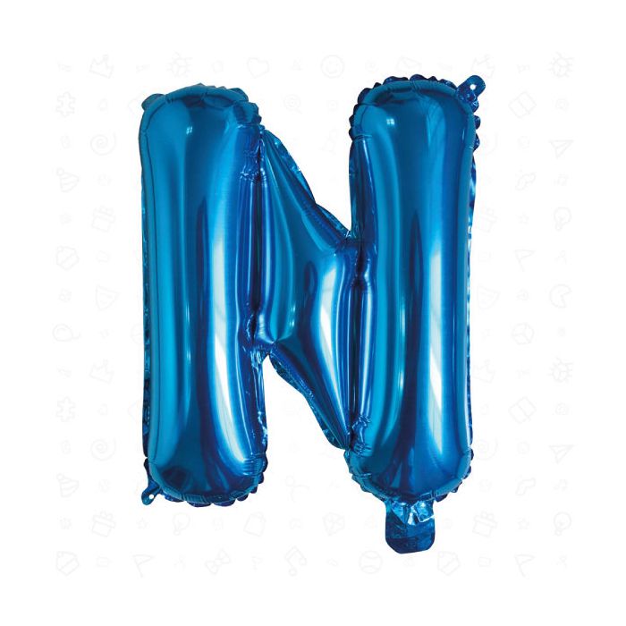 Palloncino Lettera (n) Blu Pz.1 17" Cm.43 main product photo