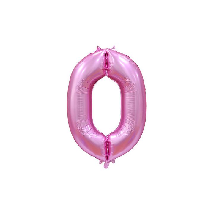 Palloncino 0 Rosa Satinato Pz.1 Mylar 34"/cm.86 main product photo