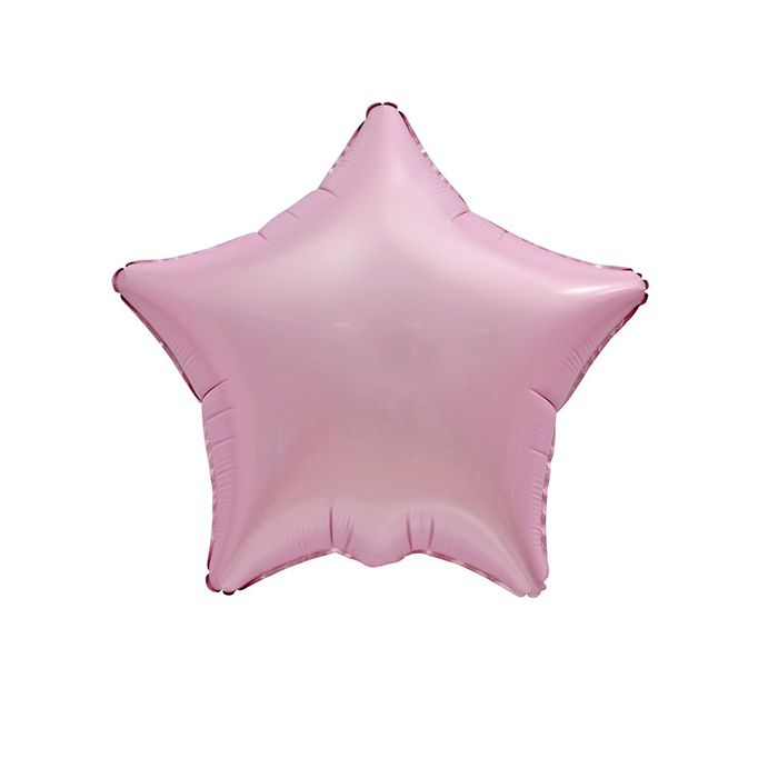 Palloncino Stella Rosa Satinato Pz.1 main product photo