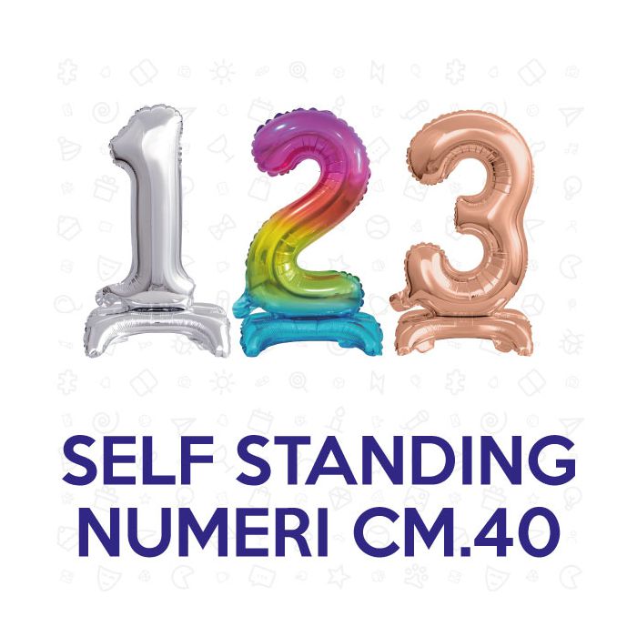 Palloncini self standing numero cm.40 main product photo
