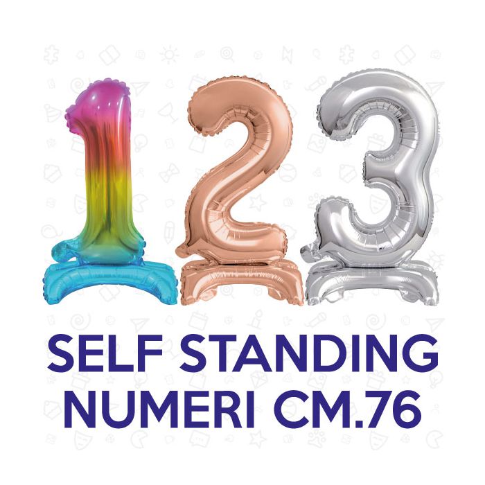 Palloncini self standing numero cm.76 main product photo