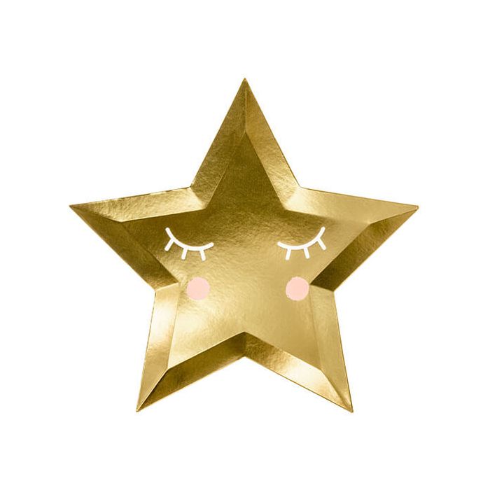 Piatti Stella Little Star Oro Pz.6 main product photo