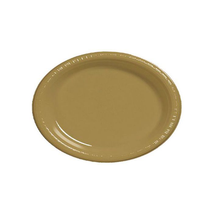 Piatto Ovale Oro Deluxe Pz.5 Cm.32 main product photo
