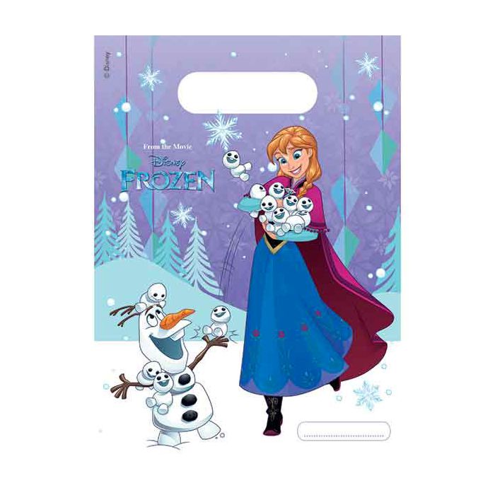 Sacchetti Frozen Snowflakes Pz.6 Cm.23 X Cm.17 main product photo