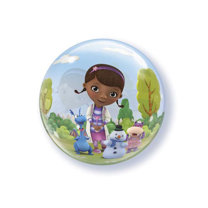 Palloncini Dottoressa Peluche Pz.1 Bubble Balloon Tondo 22" Cm.56 main product photo