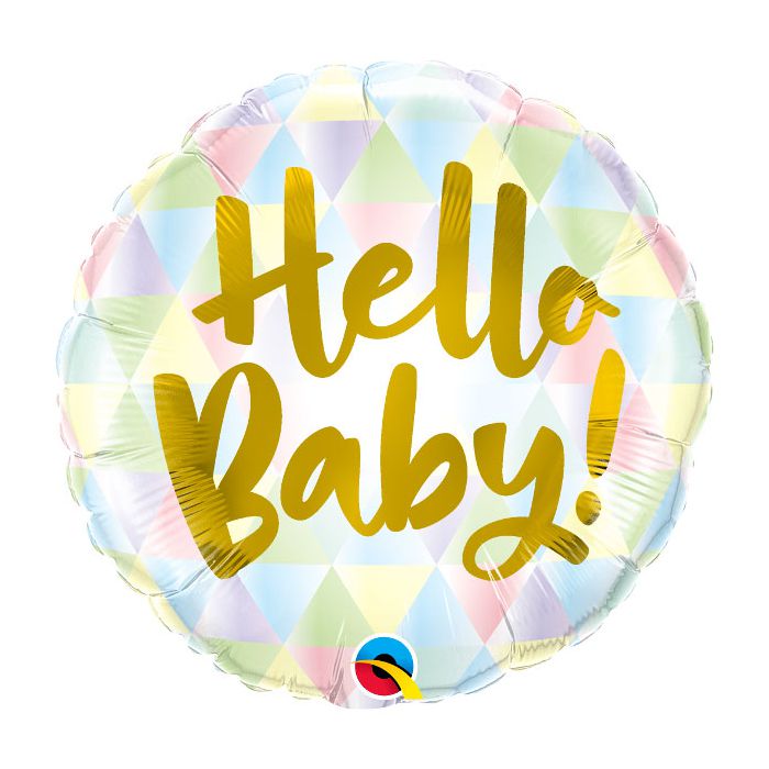 Palloncino Ciao Neonato  Pz.1 Mylar Tondo 18" Cm.45 main product photo