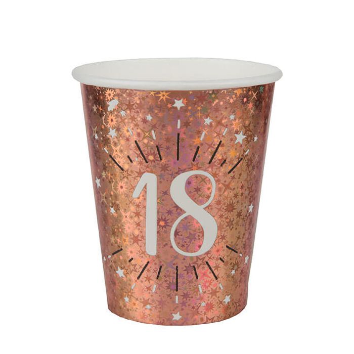 Bicchieri 18 Anni Rose Gold Pz.10 main product photo