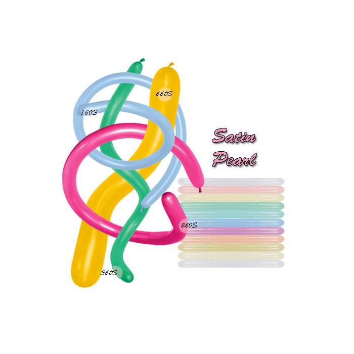 Palloncini Modellabili (260) Pz.100 Colore Satinato Perlato main product photo