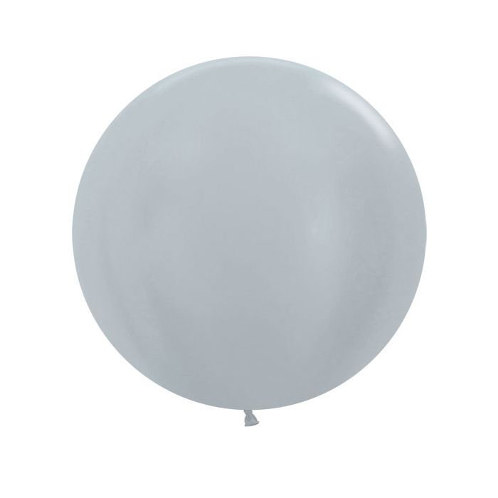 Palloncino Argento (481) 24" Pz.3 Colore Perlato Cm.60 main product photo