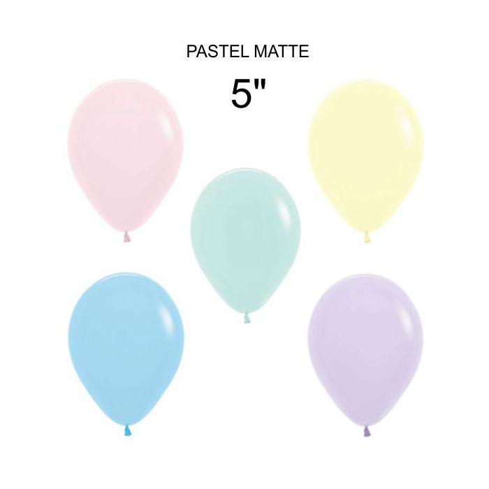 Palloncino Pastel Matt (600) 5" Pz.50 main product photo