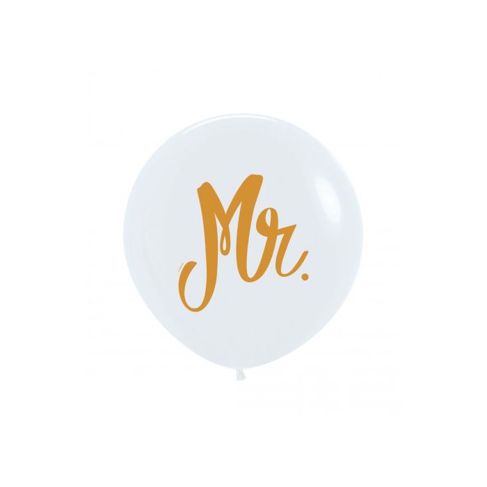 Palloncino Mr Bianco (005) 24" Pz.3 main product photo