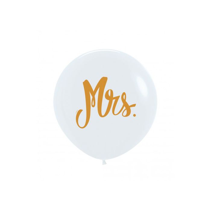 Palloncino Mrs Bianco (005) 24" Pz.3 main product photo
