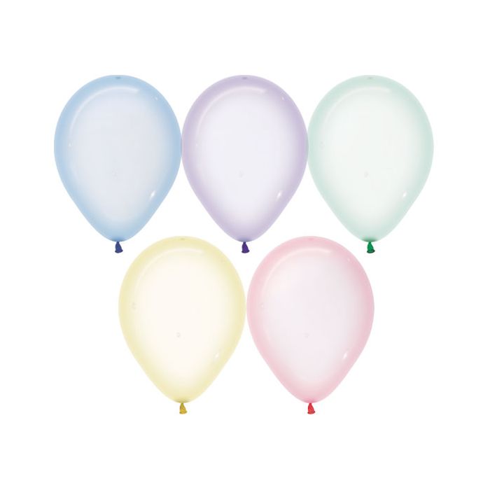 Palloncino Crystal Pastel 12" Pz.100 Colore Crystal Pastel Cm.30 main product photo