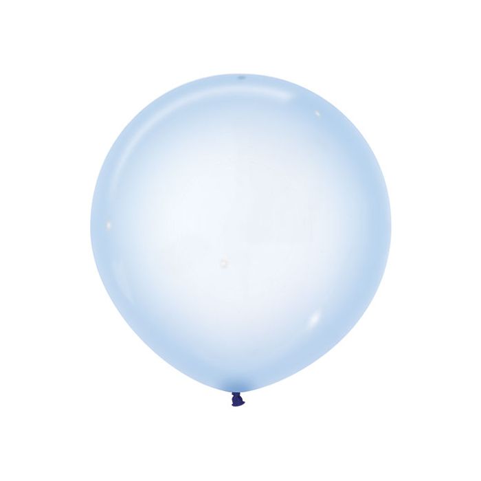 Palloncino Azzurro (339) 24" Pz.3 Colore Crystal Pastel Cm.60 main product photo