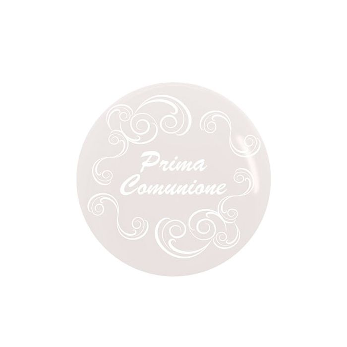 Palloncino Comunione Filigree (24") Pz.3 Colore Bianco Perlato Satinato 406 Stampa Bianca Cm.60 main product photo