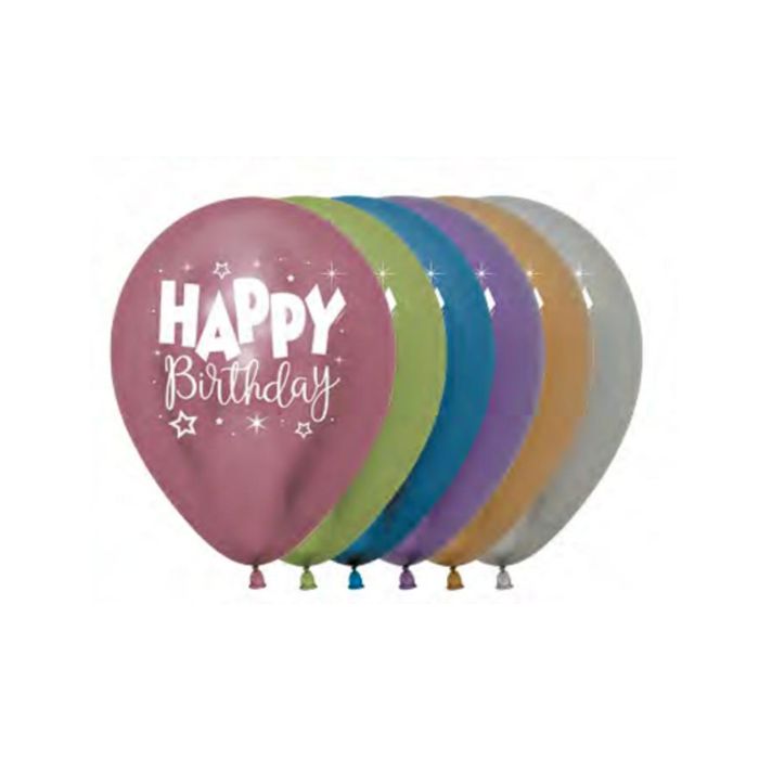 Palloncino Happy Birthday (12") Pz.12 main product photo