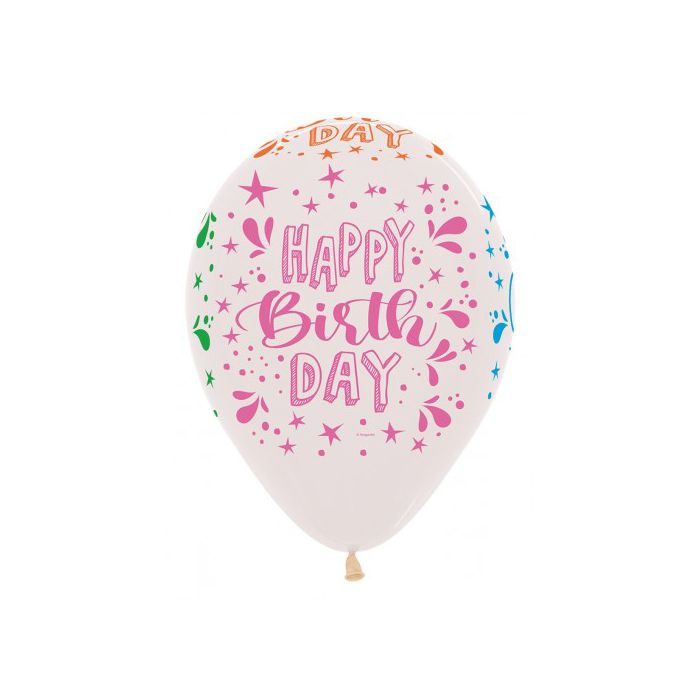 Palloncino Happy Birthday (12") Pz.12 main product photo