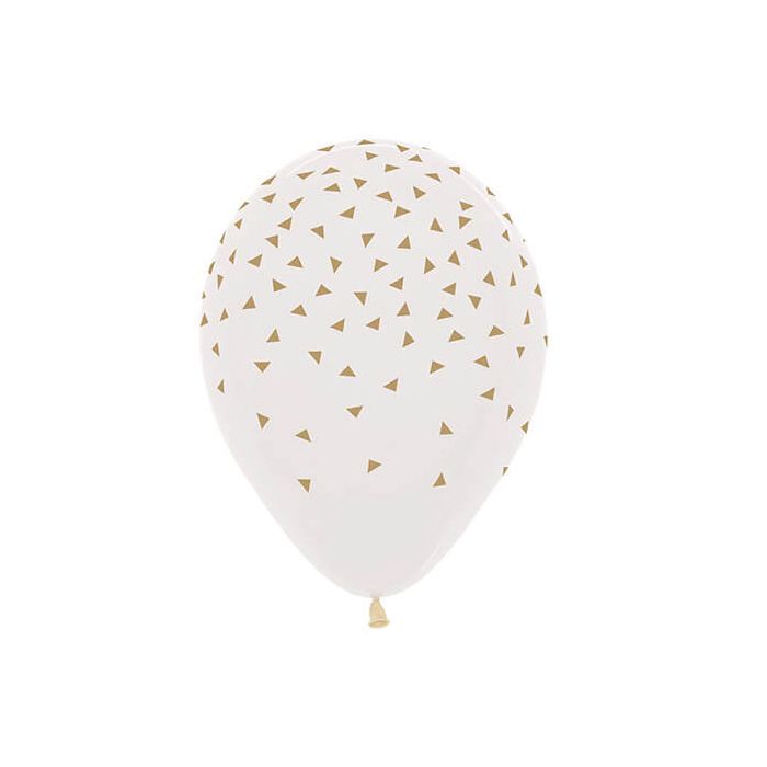 Palloncino Triangoli (12") Pz.50 Colore Crystal Clear Cm.30 main product photo