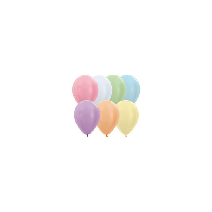 Palloncino Perlato (400) 5" Pz.100 Colore Perlato Cm.15 Assortito main product photo