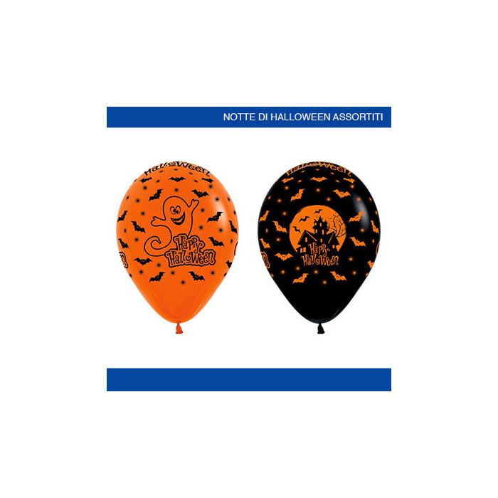 Palloncino Halloween 12" Pz.50 Colore Standard Assortiti Cm.30 main product photo