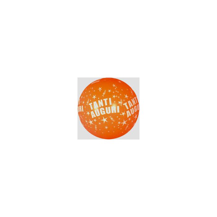 Palloncino Tanti Auguri 36" Pz.5 Colore Standard Arancio 061 Stampa Bianca Cm.90 main product photo