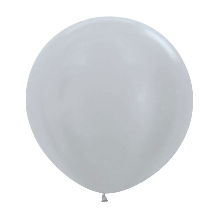 Palloncino Argento (481) 36" Pz.5 Colore Perlato Cm.90 main product photo
