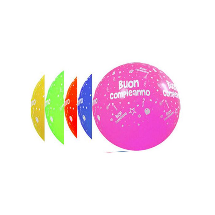 Palloncino Buon Compleanno (36") Pz.10 Colore Standard Assortito Stampa Bianca Cm.90 main product photo