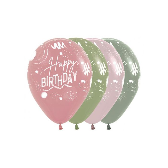 Palloncino Happy Birthday (12") Pz.12 main product photo