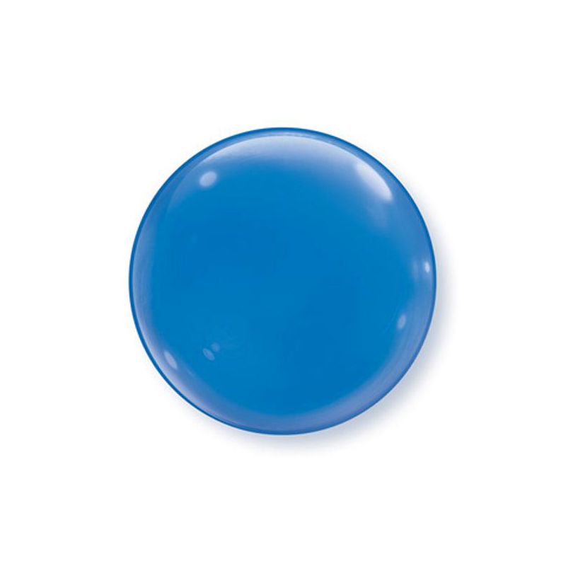 Toyland Confezione Da 2 Palloncini Blu – Palloncino Rotondo 45,7 Cm Con Scritta Happy Birthday + Palloncino A Forma Di Blu 81,3 Cm – Valvola Autosigillante