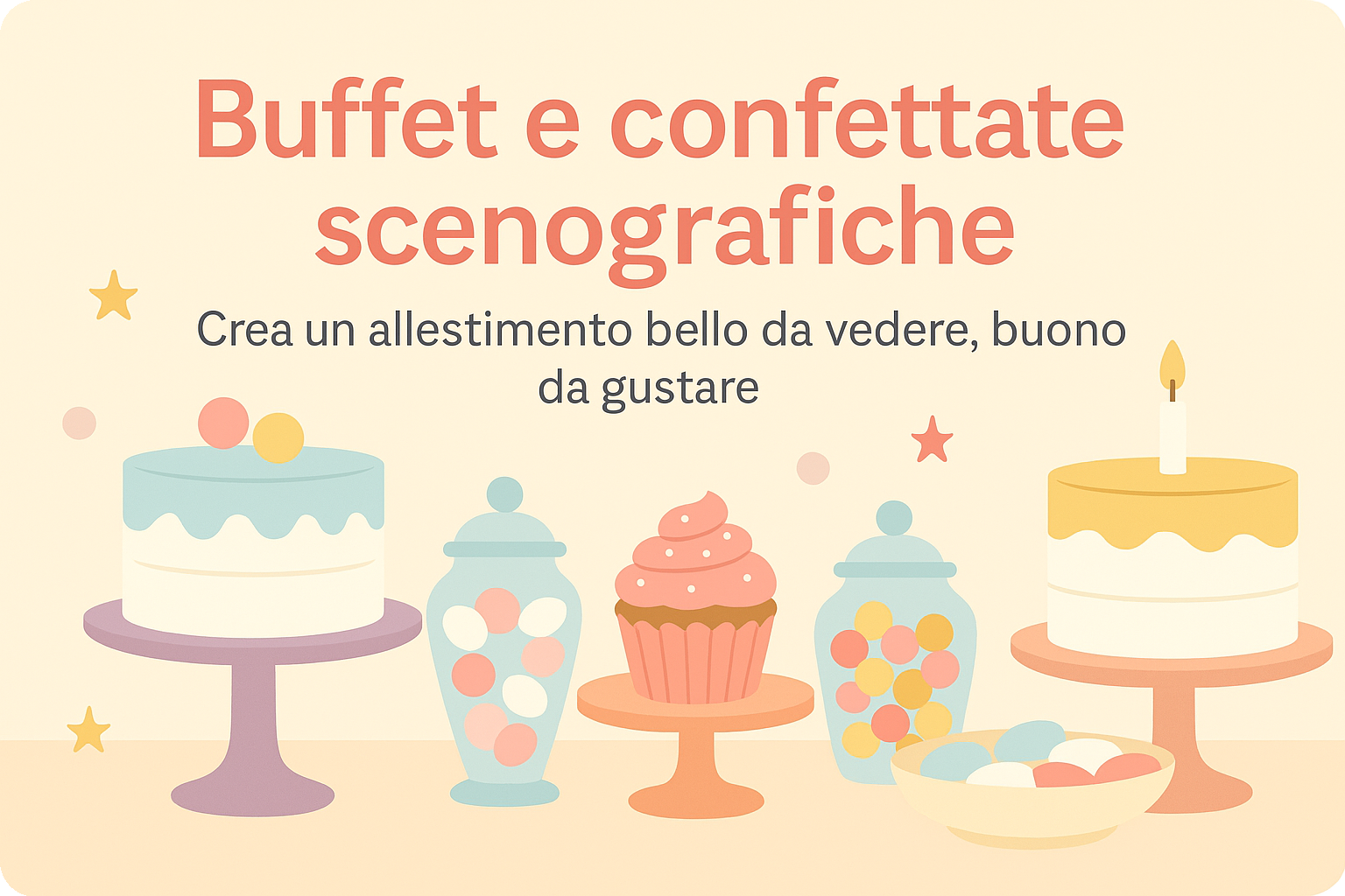 Come personalizzare il buffet per una festa a tema