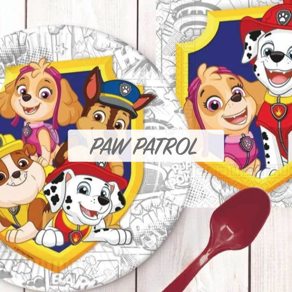 Amscan Piatti Di Carta Per Feste, Motivo: Paw Patrol, Confezione Da 8