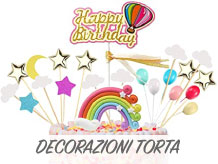 Decorazioni torta di compleanno